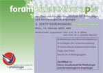 Programm Schaumverödung